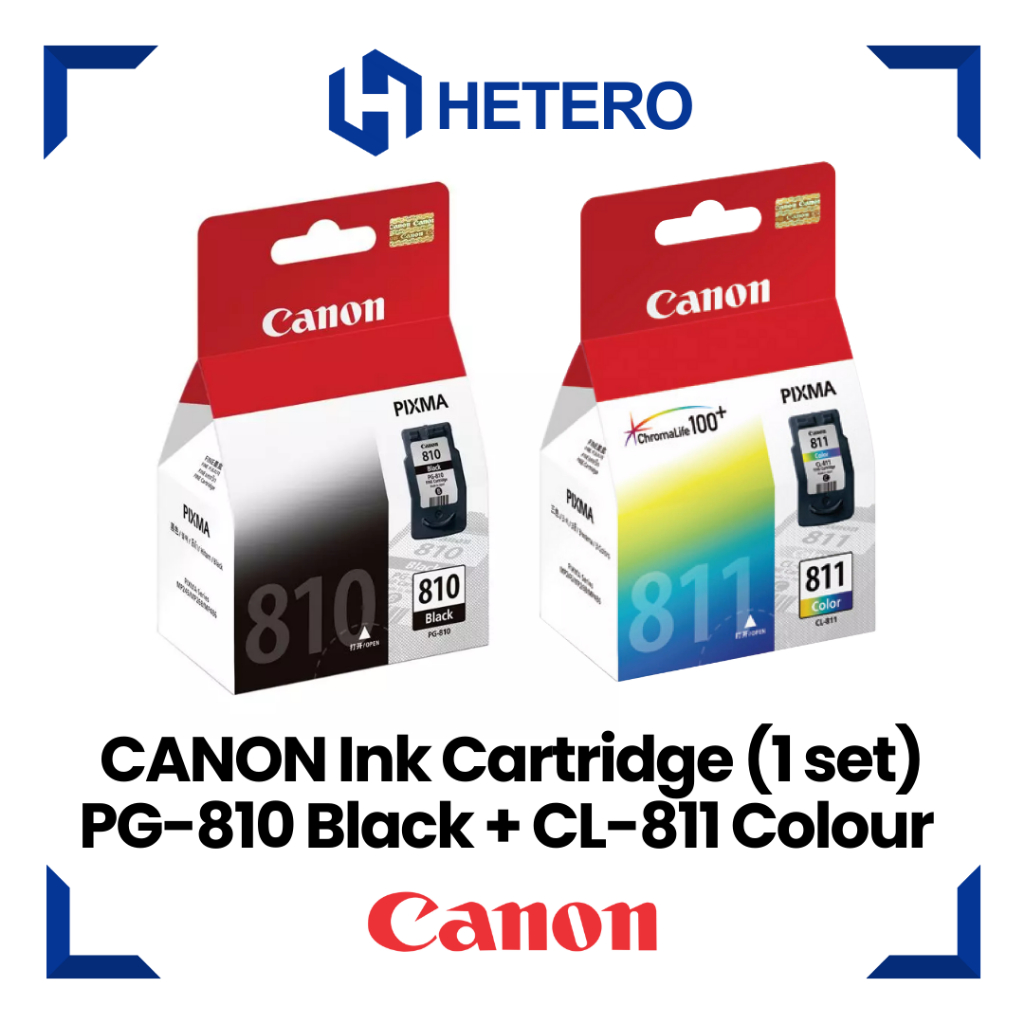 Tinta Canon 810 Black | Canon 811 Color Original