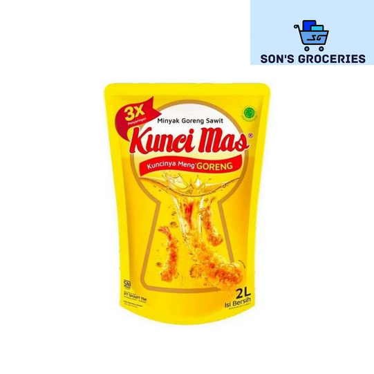 

Kunci Mas 2 Liter Minyak Goreng [1 Pouch]
