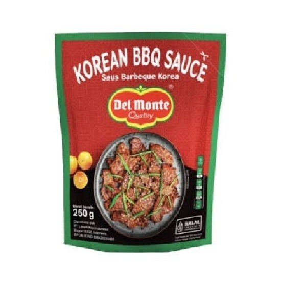 

saus korean barbeque bbq bulgogi del monte 250