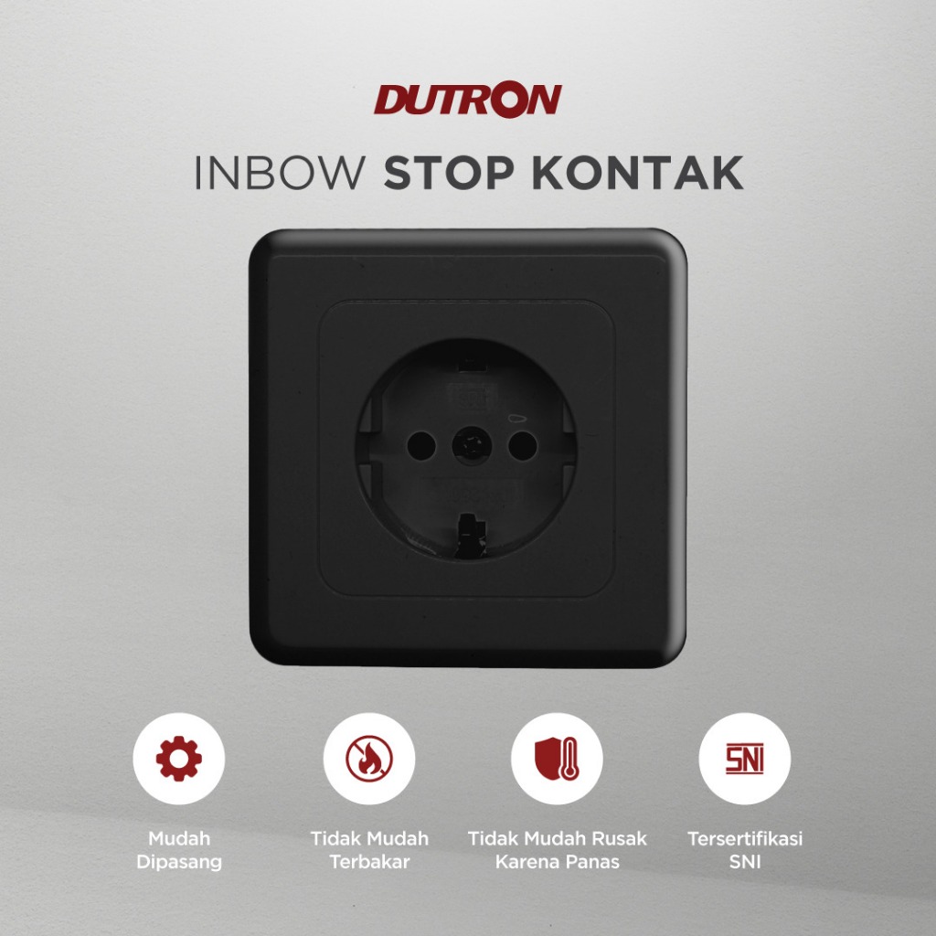 Stop Kontak DUTRON IB Inbow Ditanam - DV-ISK-01