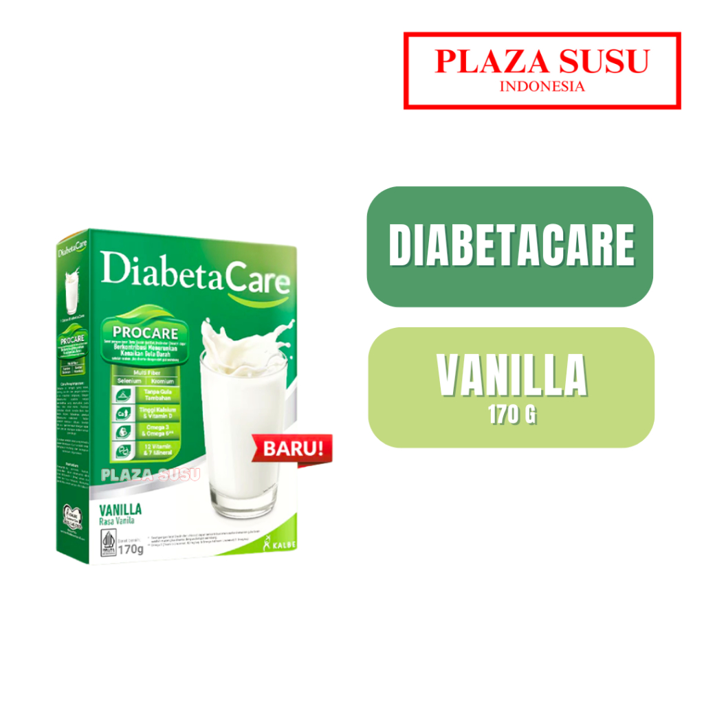 

DIABETACARE VANILA ISI 170G SUSU KONTROL GULA DARAH DIABETACARE DEWASA