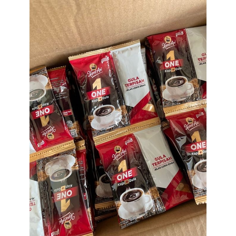 

Kopi Kapal Api One Kopi Gula Terpisah Renceng isi 10 pcs