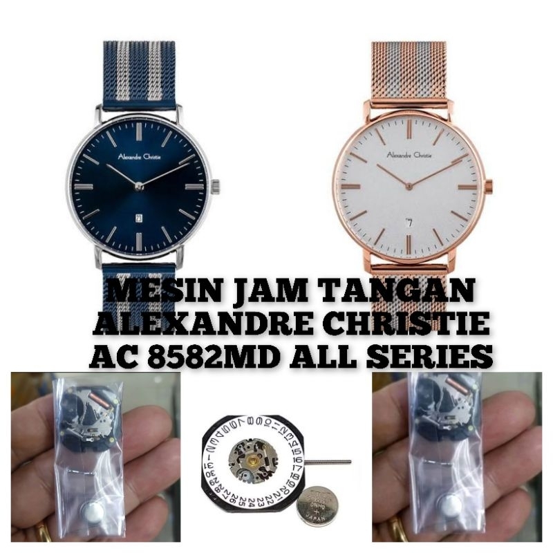 Mesin jam tangan Alexandre Christie AC 8582MD All series