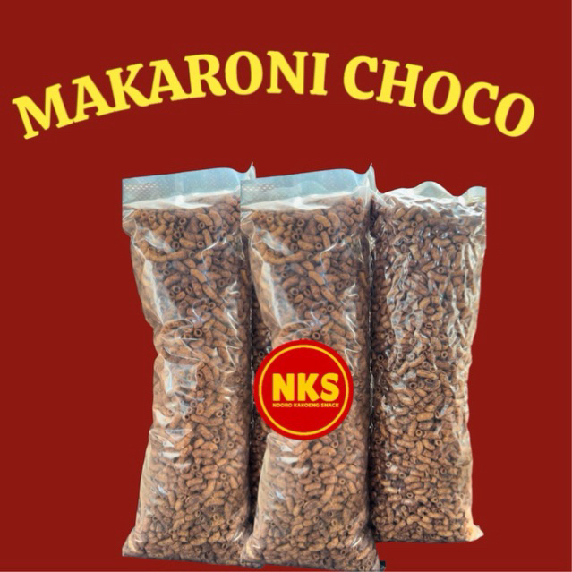 

MAKARONI CHOCO PIPA BANTAT 1KG CEMILAN RASA COKLAT GURIH MANIS ENAK Food Snacks