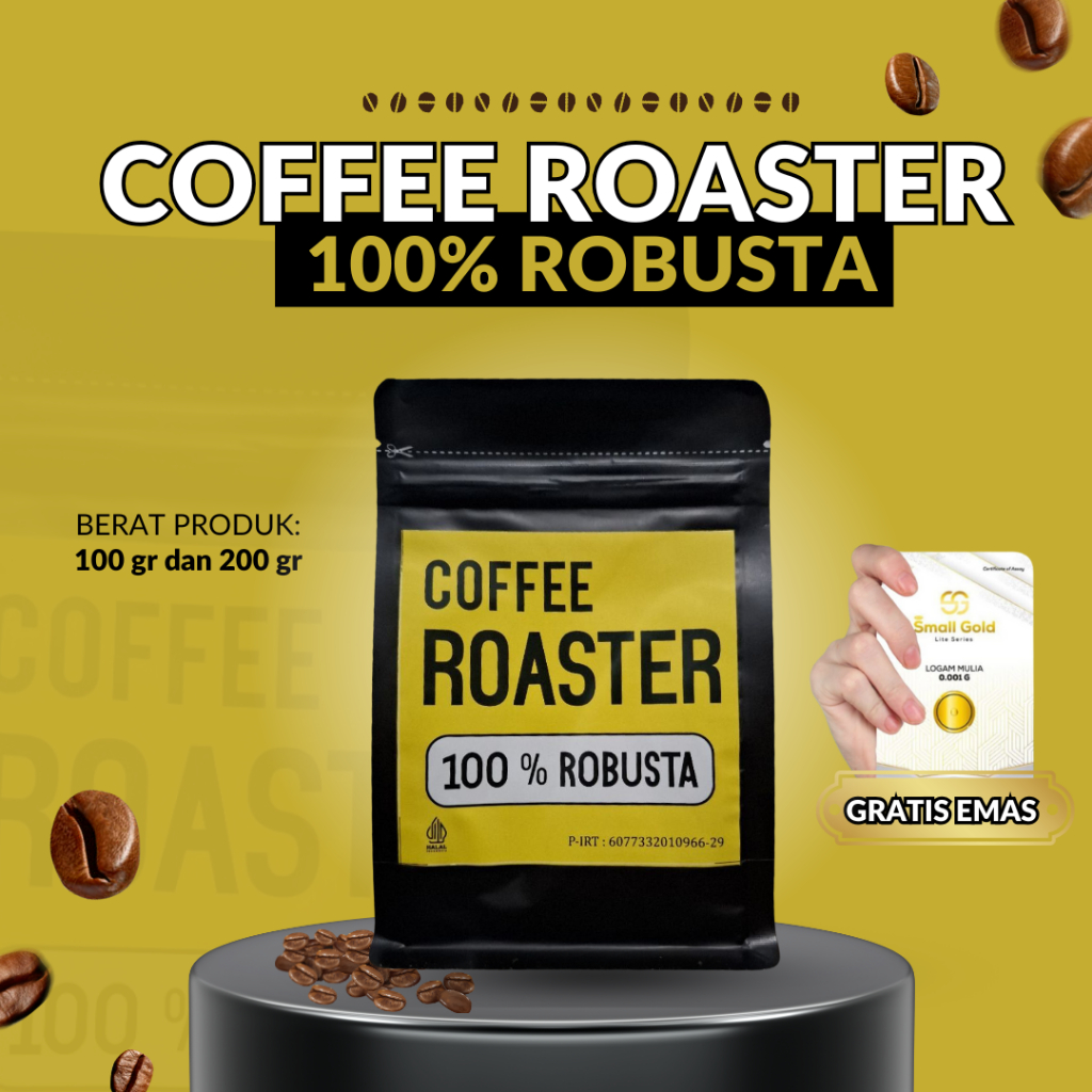 

Kopi Robusta | Kopi Robusta Temanggung | Kopi Robusta Asli | Kopi Robusta Original | Berat 100 Gram | Gratis Emas Asli