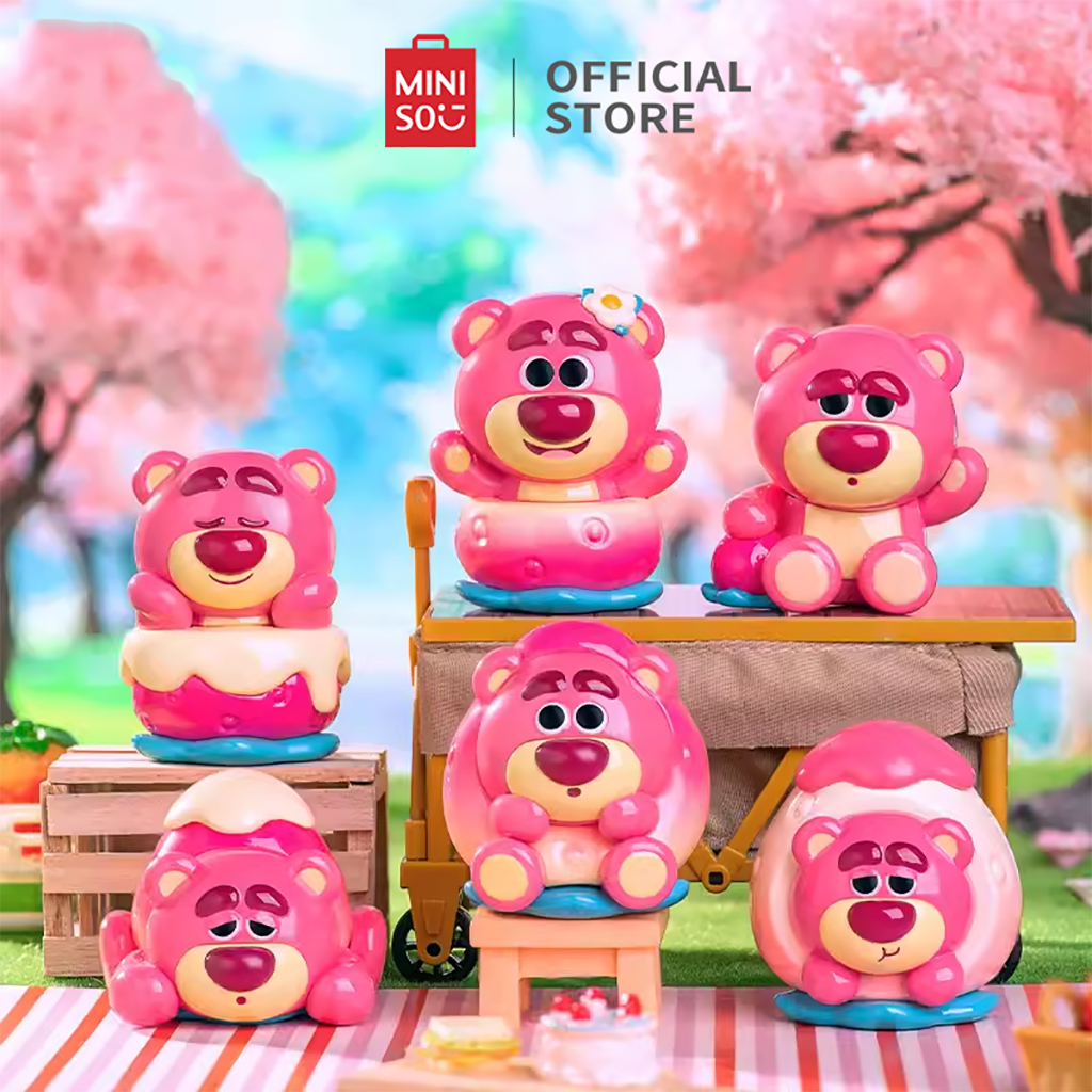 [Mystery Box] Miniso x Disney Lotso Collection 3D Fridge Magnet Kotak Buta Blind Box Bentuk Yang Luc
