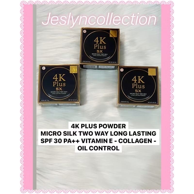 4K PLUS POWDER Micro Silk Two Way Long Lasting  SPF 30 PA++ Vitamin E