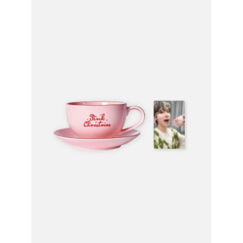 [PRE ORDER] MD CUP & SAUCER SET PINK CHRISTMAS WAYV KUN TEN XIAOJUN HENDERY YANGYANG SEALED OFFICIAL