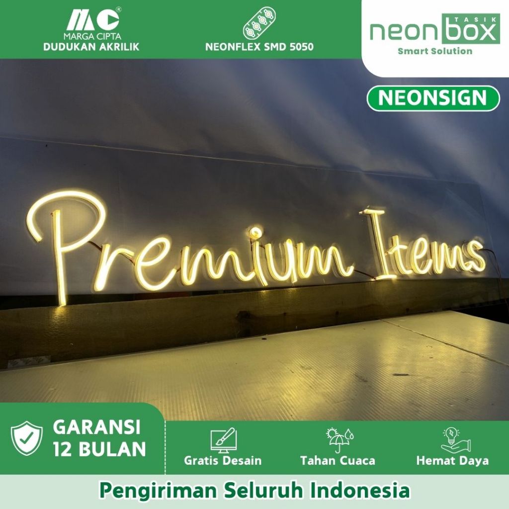 Neon Sign Flex Custom Nama Neon Flex RGB Running 12v Termurah Siap Pasang Neon Flex Custom