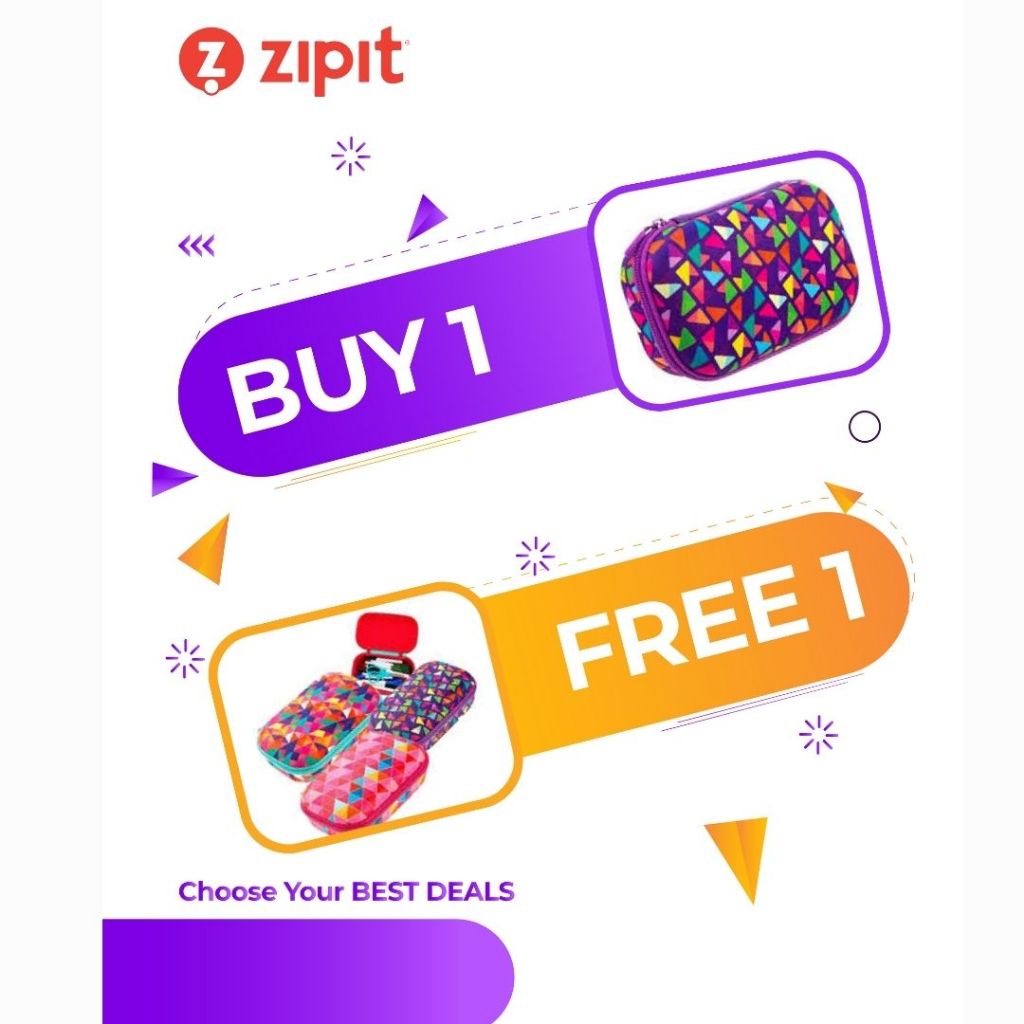 

TWIN PACK (BUY 1 GET 1 FREE) Zipit Colorz Storage Box - Ungu