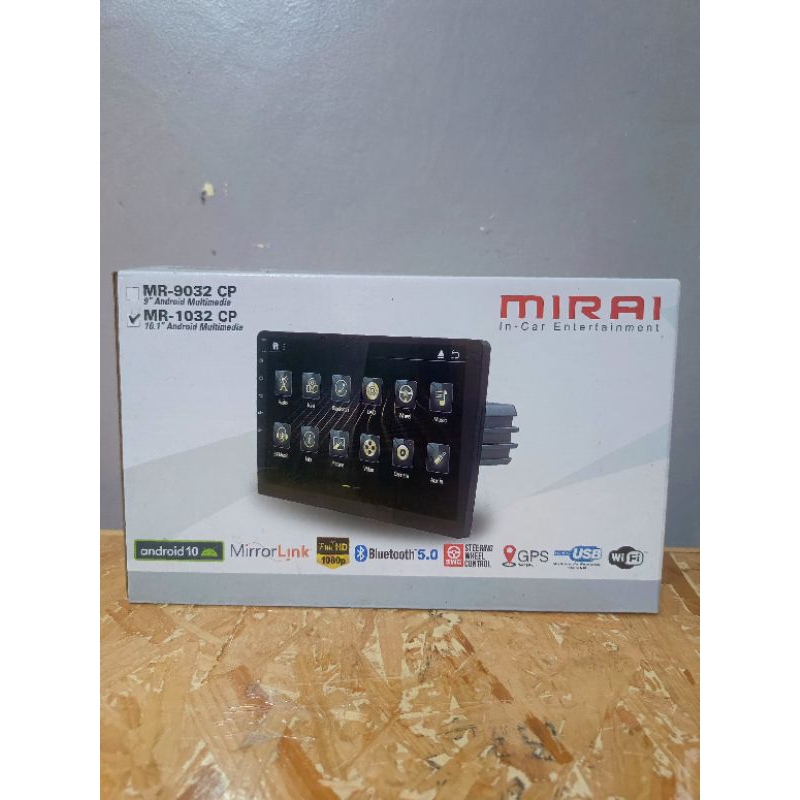 Head Unit Android Mirai MR-9032VC Carplay Voice Command 9 inch