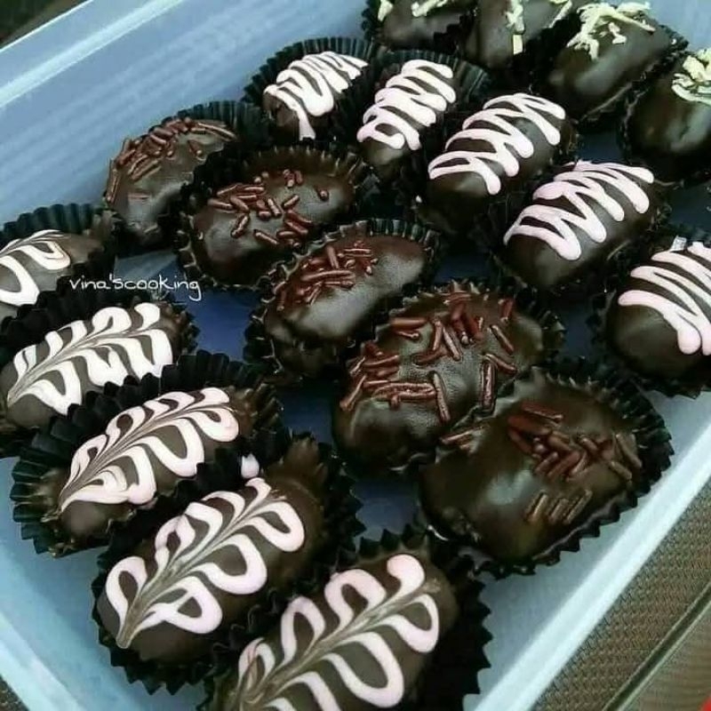 

coklat kurma isi mete home made