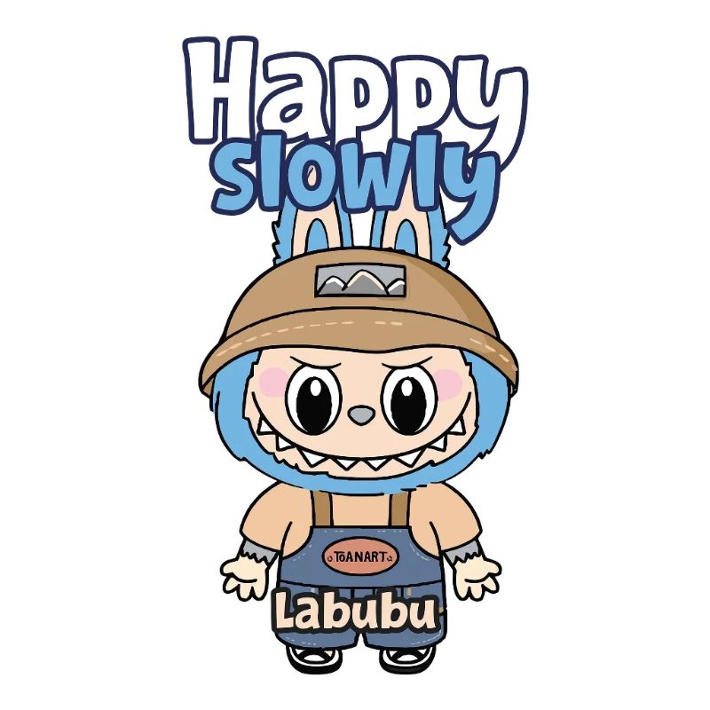 

Sablon Setrika DTF Labubu Slowly