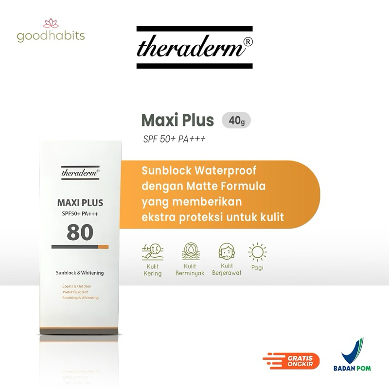 THERADERM MAXI PLUS 80 SUNBLOCK SPF 50