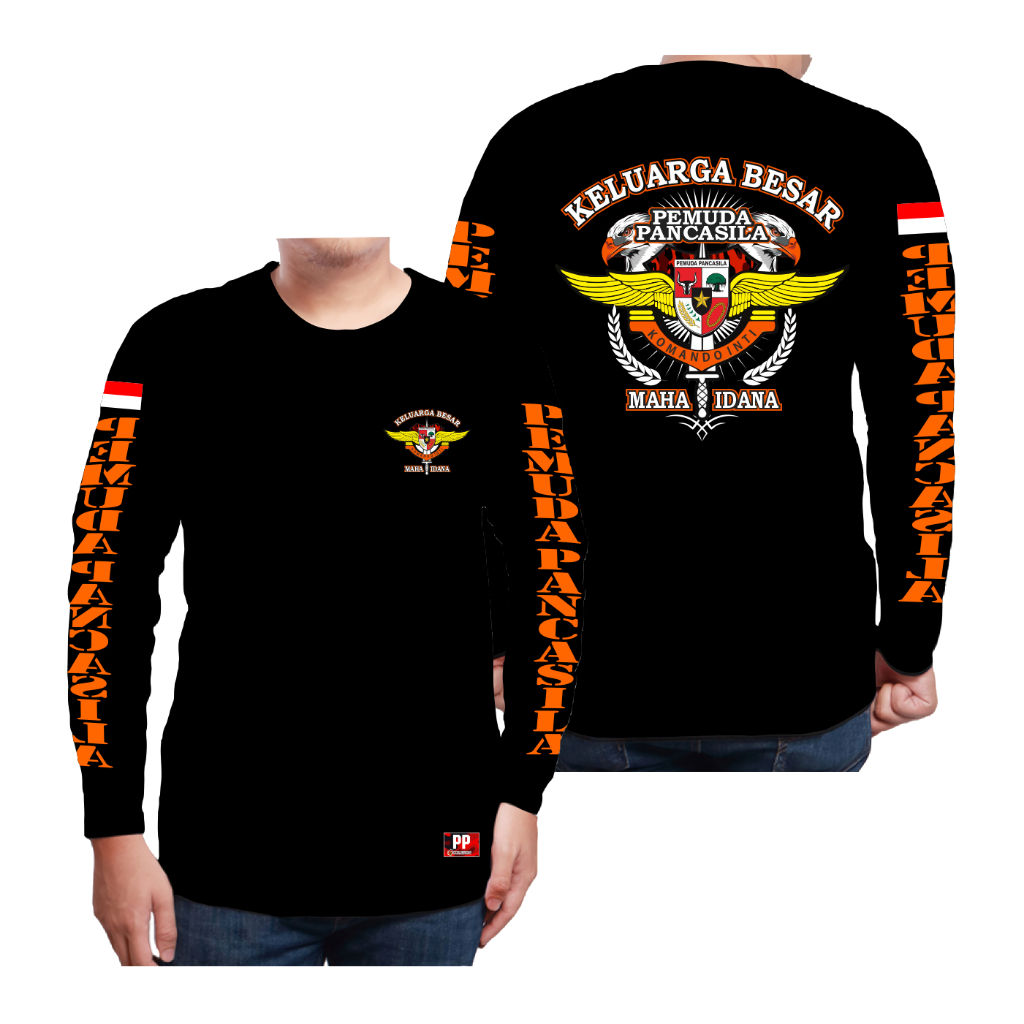 TERBARU 2023 KAOS PP - Baju Pemuda Pancasila Terbaru Tangan Panjang