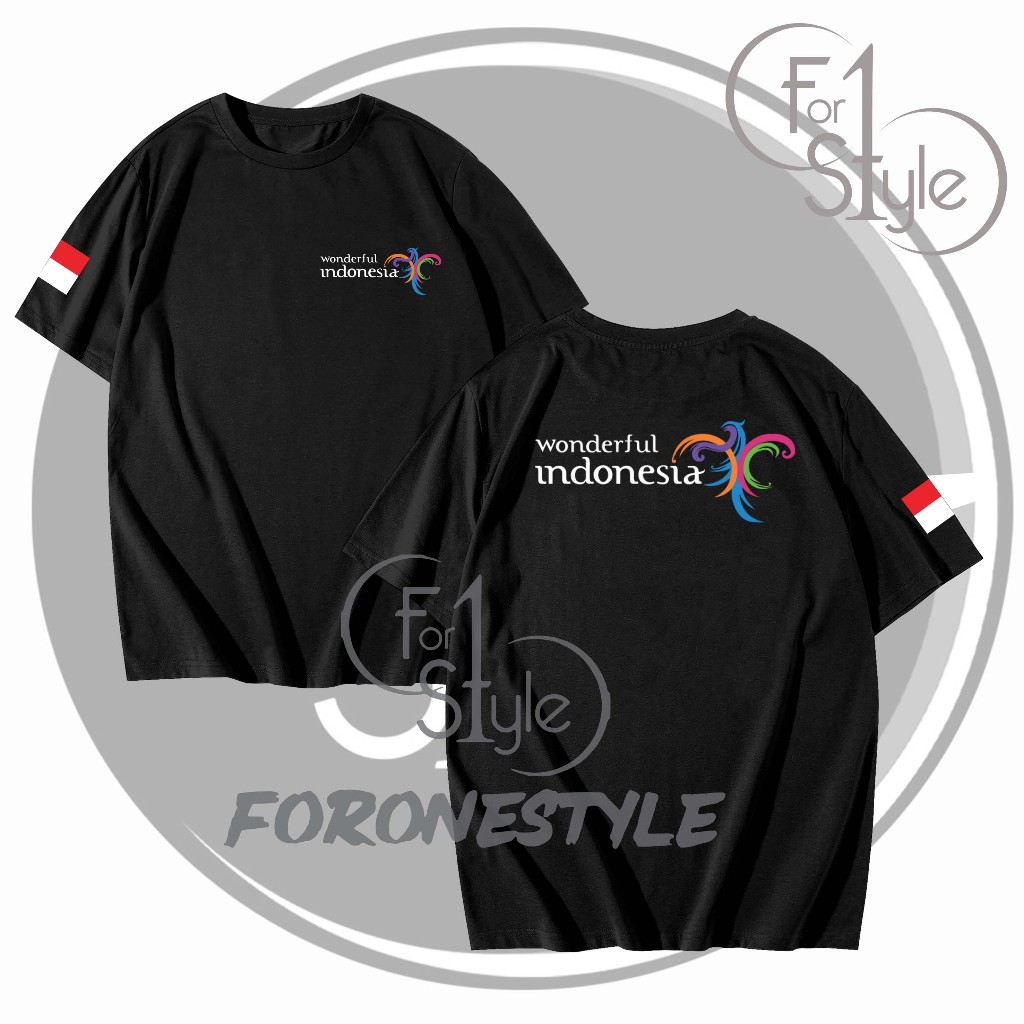 TSHIRT KAOS WONDERFUL INDONESIA - KAOS WONDERFUL INDONESIA - FORONSTYLE