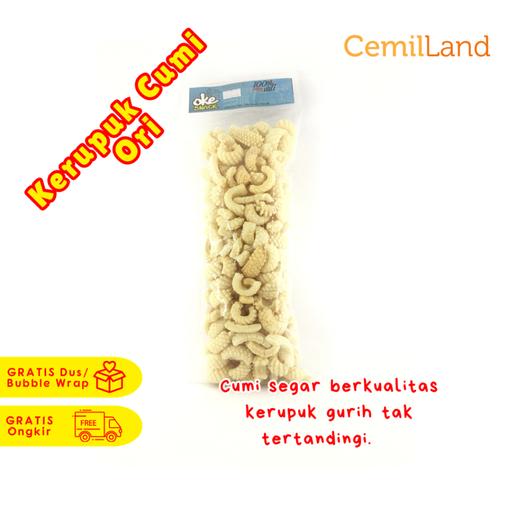

Snack Kerupuk Cumi Ori Oke Snack Asin Gurih Cemilan Murah Kiloan