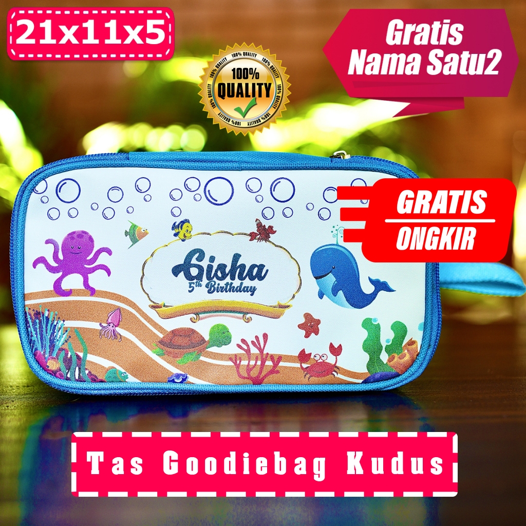 

Tas ultah / Tas ultah anak / Tas ultah anak custom nama / Tas ultah goodie bag / Tas souvenir / Tas souvenir ulang tahun anak / Kotak Pensil / Kotak pensil aesthetic / Kotak Pensil Casual / Pensil Case Casual Medium Anak & Remaja
