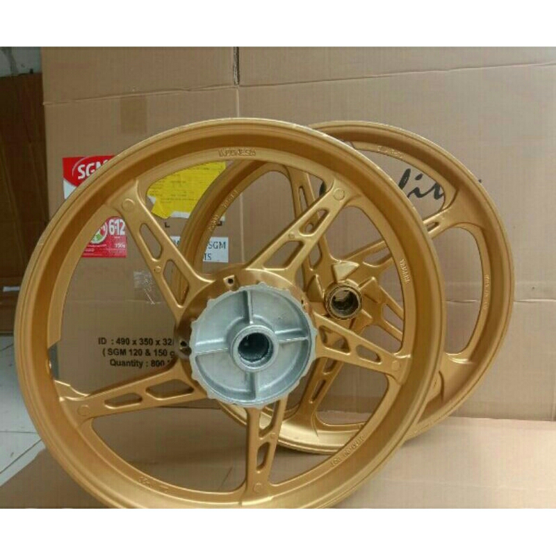 pelk velg Jupiter Z/burhan sepasang warna gold