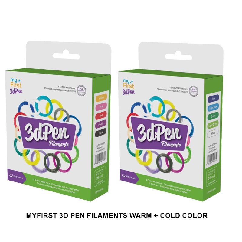 

myFirst 3DPen filaments refill - paket 2 pack warm dan cold