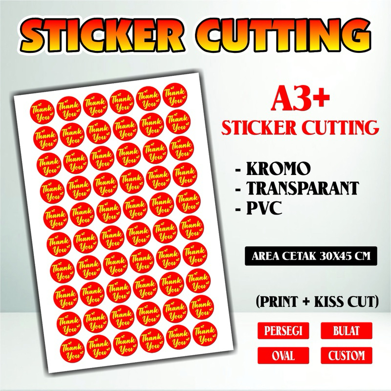 

Print & Cutting Stiker A3+