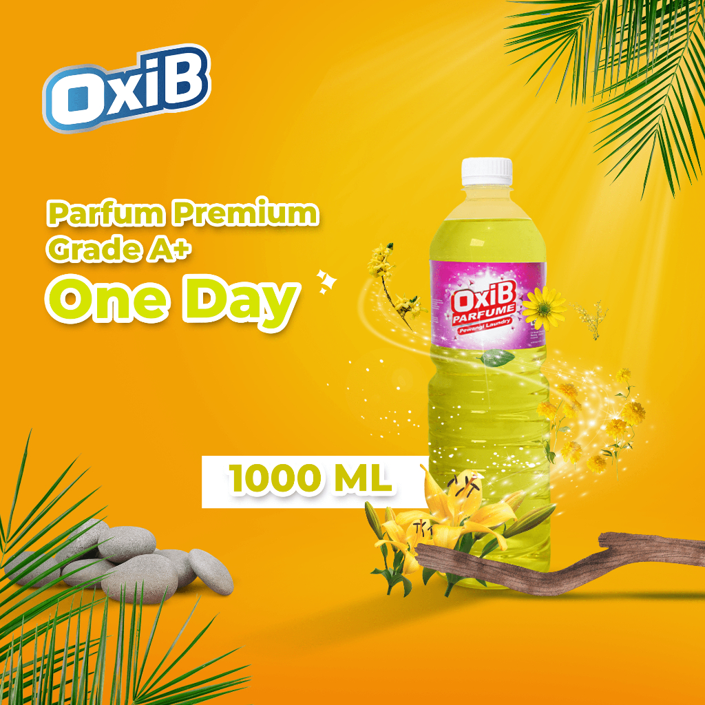 OXIB Parfum  laundry ONE DAY pewangi pakaian premium Packing Plastik & Dus