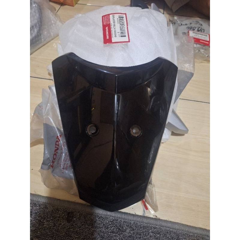 tameng dasi panel dada depan honda supra x125 old lama original ahm honda 64500-KTM-850fmb hitam