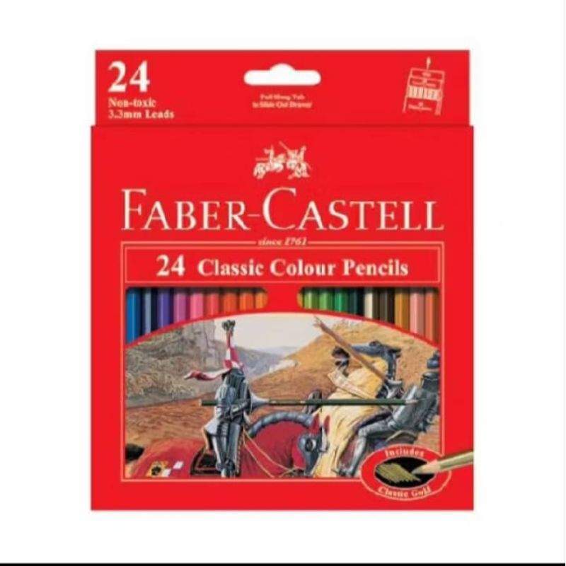 

PENSIL 24 WARNA PANJANG CLASSIC FABER-CASTELL ORIGINAL