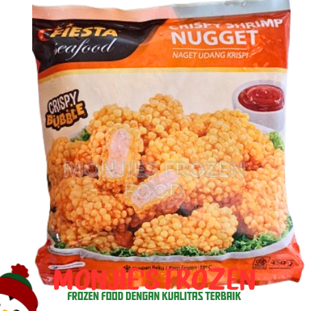 

FIESTA SEAFOOD Crispy Shrimp Nugget 450gr - Naget Udang Krispi