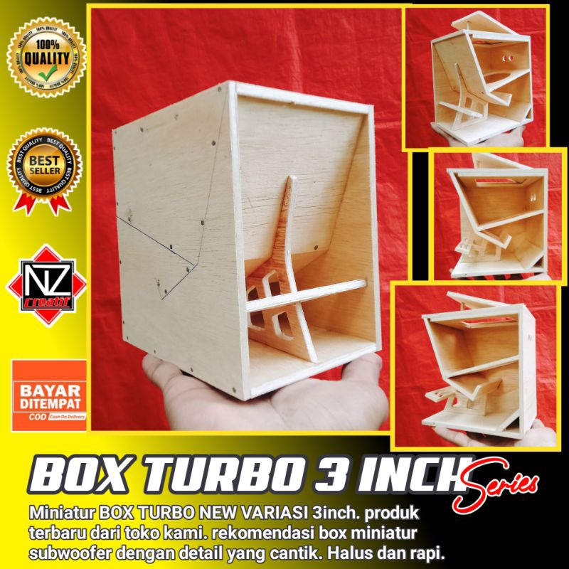 Box TURBO 3inch new variasi. Box miniatur 3inch subwoofer