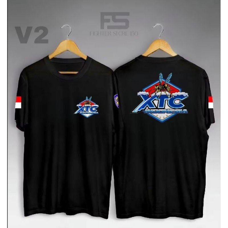 KAOS XTC INDONESIA - DTF BIRU