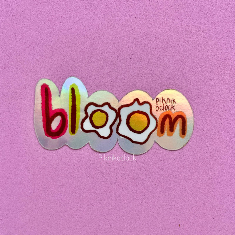 

Stiker Hologram Tulisan - Bloom