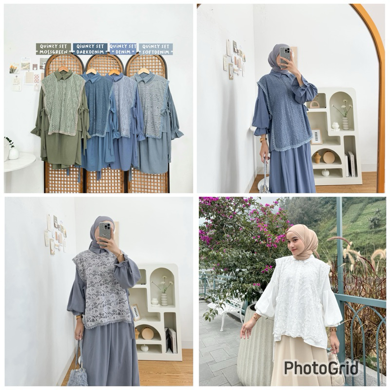 QUINZY SET DRESS | QUINZY BLOUSE | QUINZY ONESET