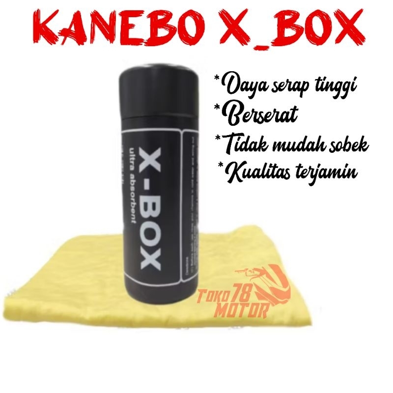 Chamois lap Kanebo Pembersih sepeda motor & mobil