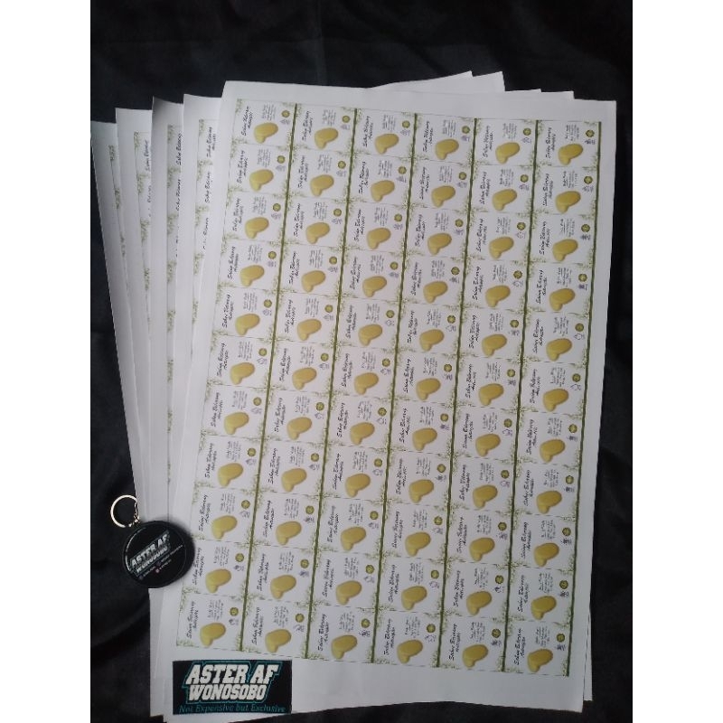 CETAK STIKER CROMO A3+ | STIKER CROMO | STIKER TAHAN AIR