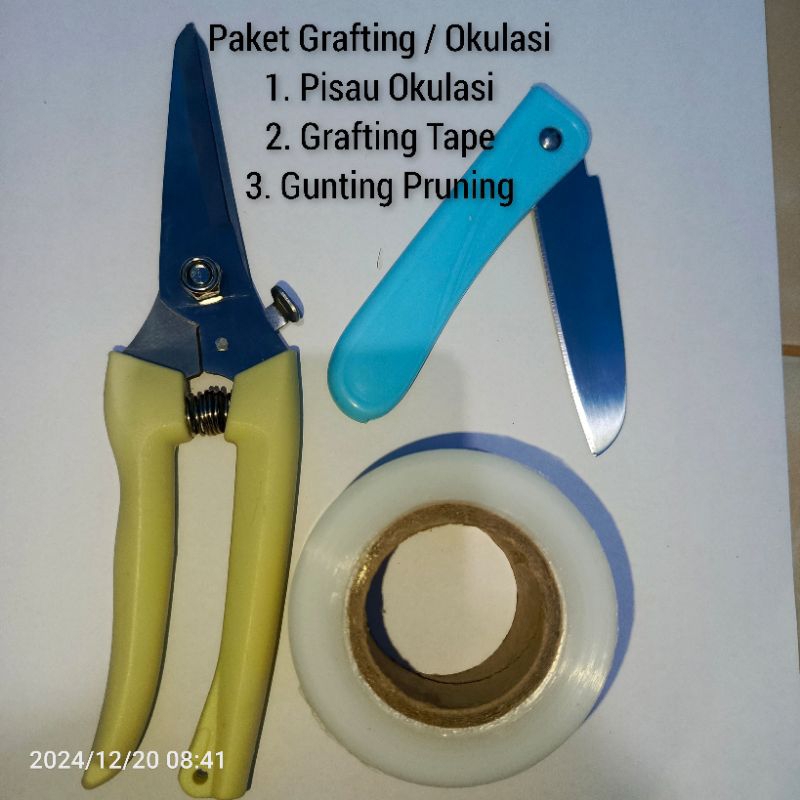 Paket Grafting / Okulasi (Gunting, Pisau, Tape Grafting)