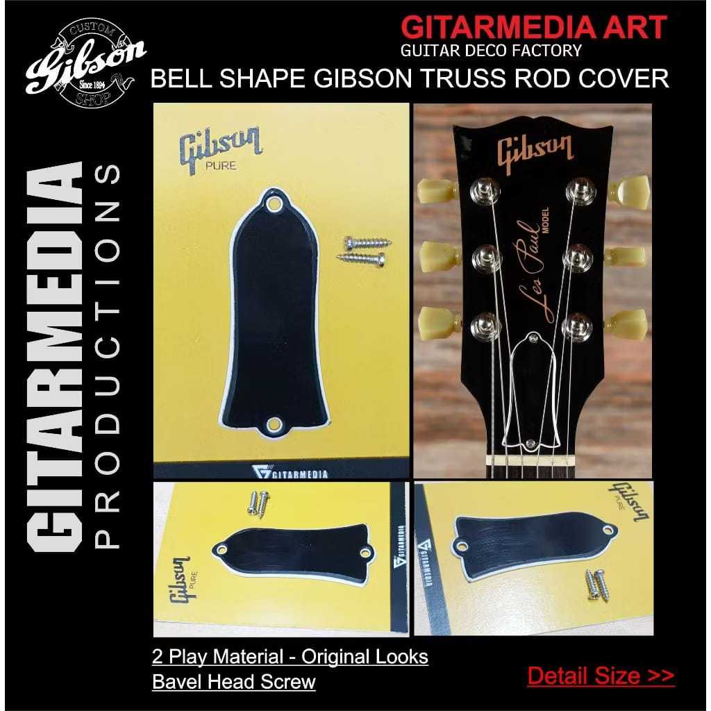 TRUSS ROD COVER GIBSON LES PAUL LONCENG