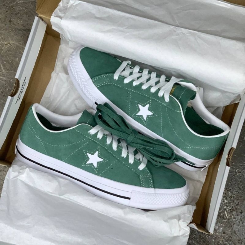 CONVERSE ONE START ADMIRAL ELM WHITE/ BLACKS100% Original Resmi