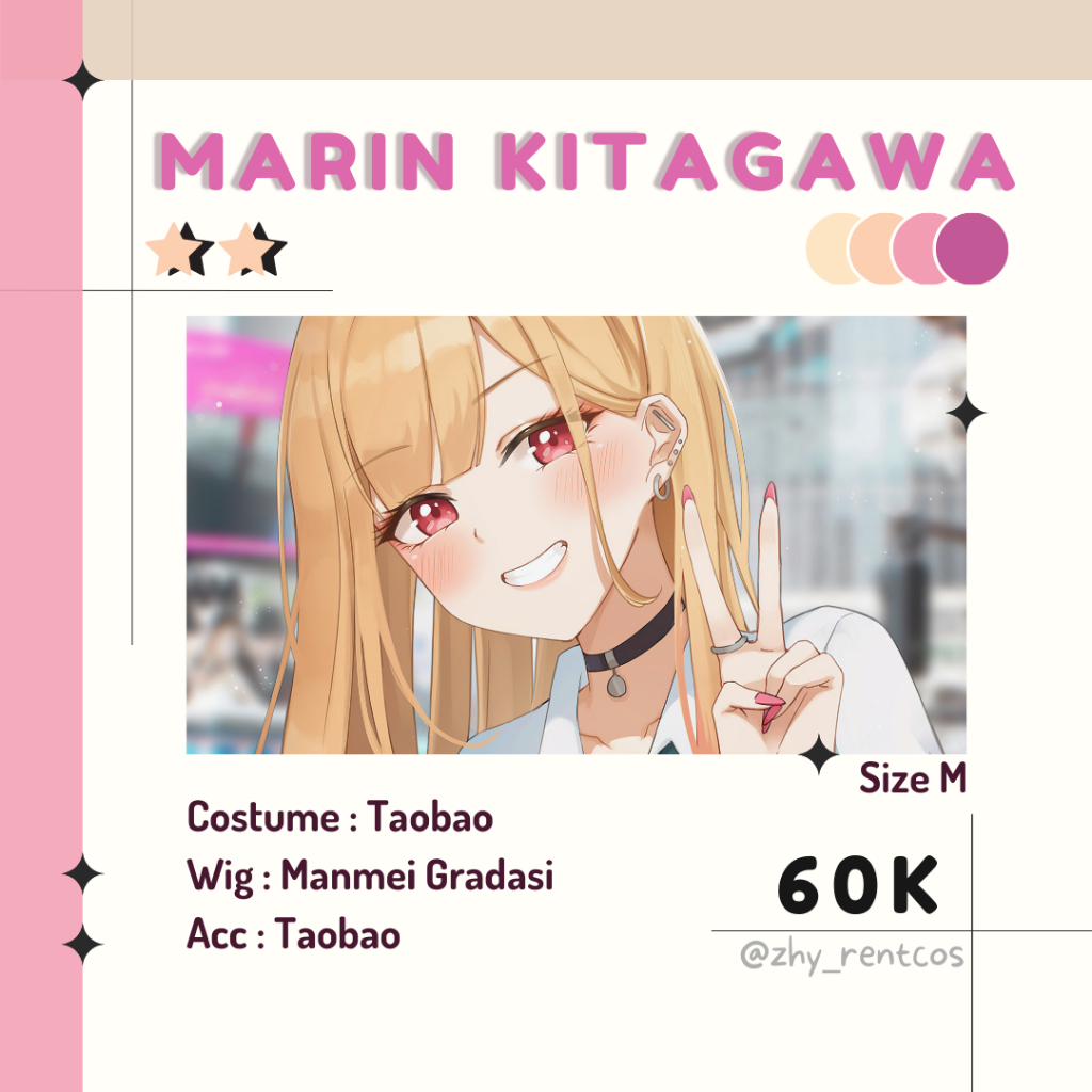 Rental Cosplay Marin Kitagawa Seifuku Taobao Sewa Kostum