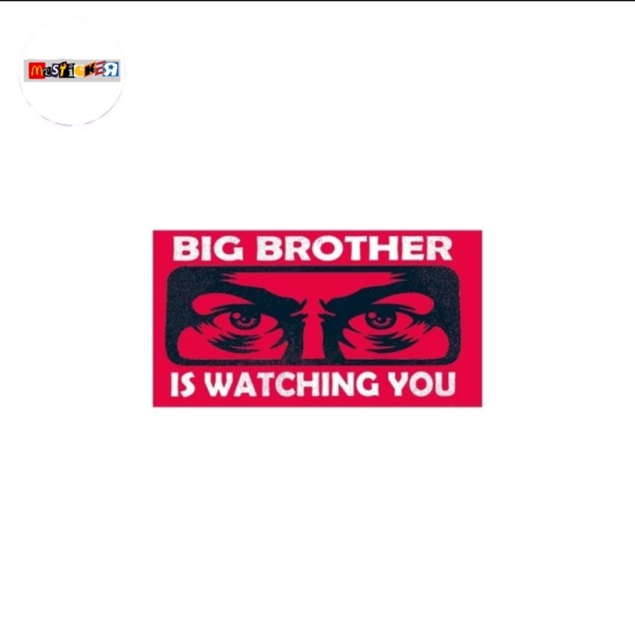 

sticker Big Brother is Watching You George 0rwell 1984 stiker