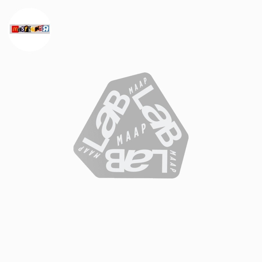 

sticker MAAP LaB diecut logo stiker cycling cyclist