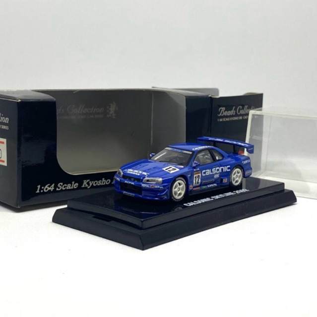 Kyosho Beads Nissan Skyline GT-R R34 Calsonic 2002