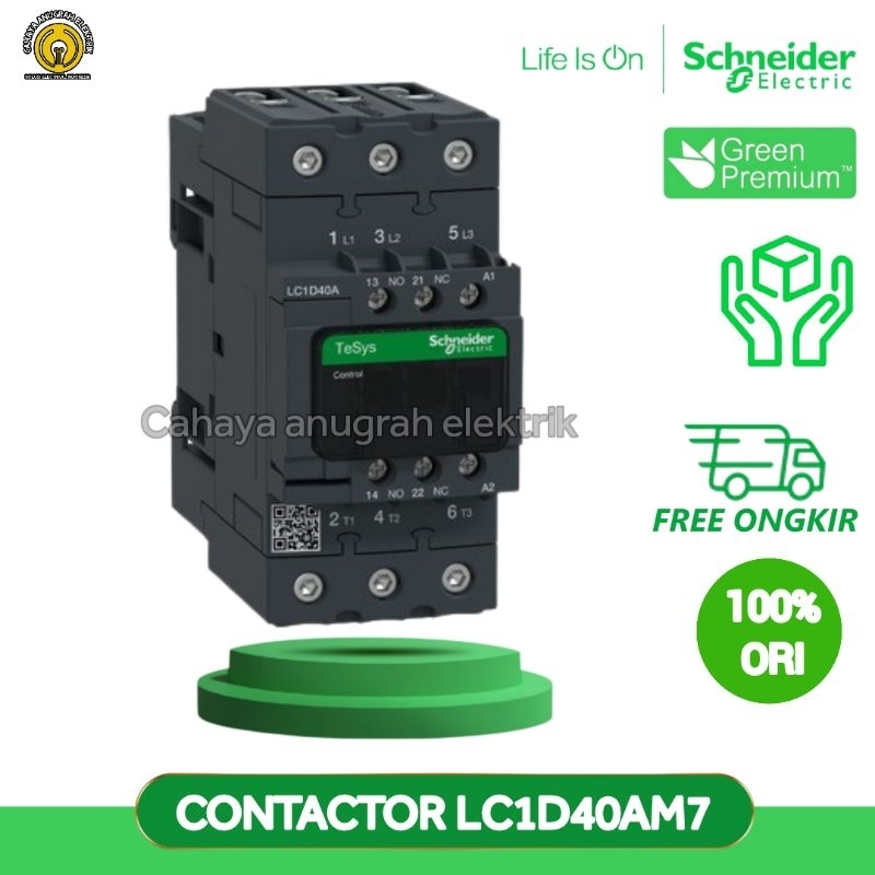 kontaktor Schneider LC1D40AM7 40A contactor lc1d40 Schneider original kontaktor lc1d40m7 original