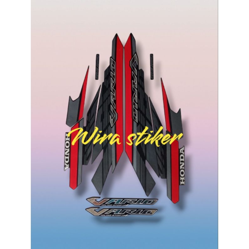 stiker motor Vario techno 2017