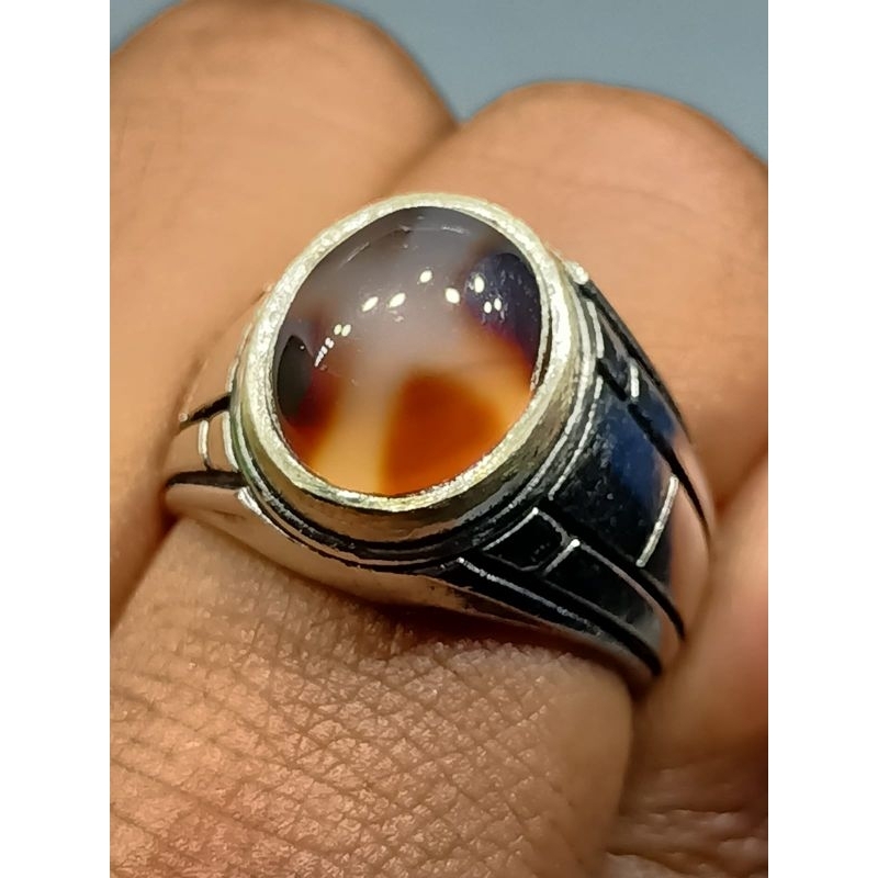 Cincin Batu Yaman Tapak Jalak , Natural