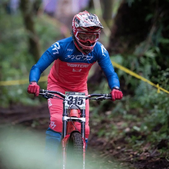 FightVictory Jersey Sepeda MTB Set Trail Downhill Panjang (Jersey + Celana) Quick Dry Breathable