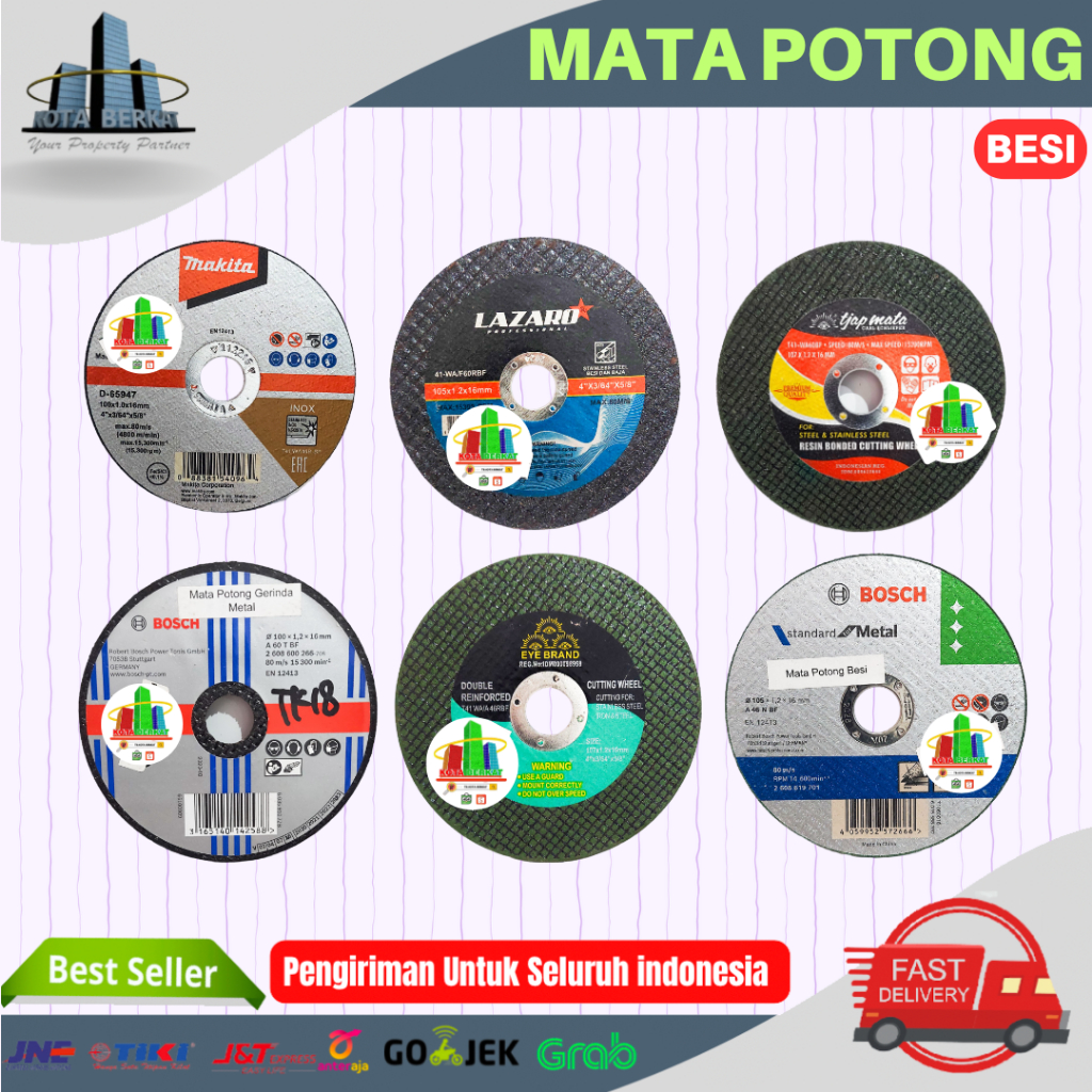 MATA POTONG BESI PER-KOTAK / BATU POTONG PER-DUS / MATA POTONG GERINDA / MATA GERINDA / CUTTING WHEE