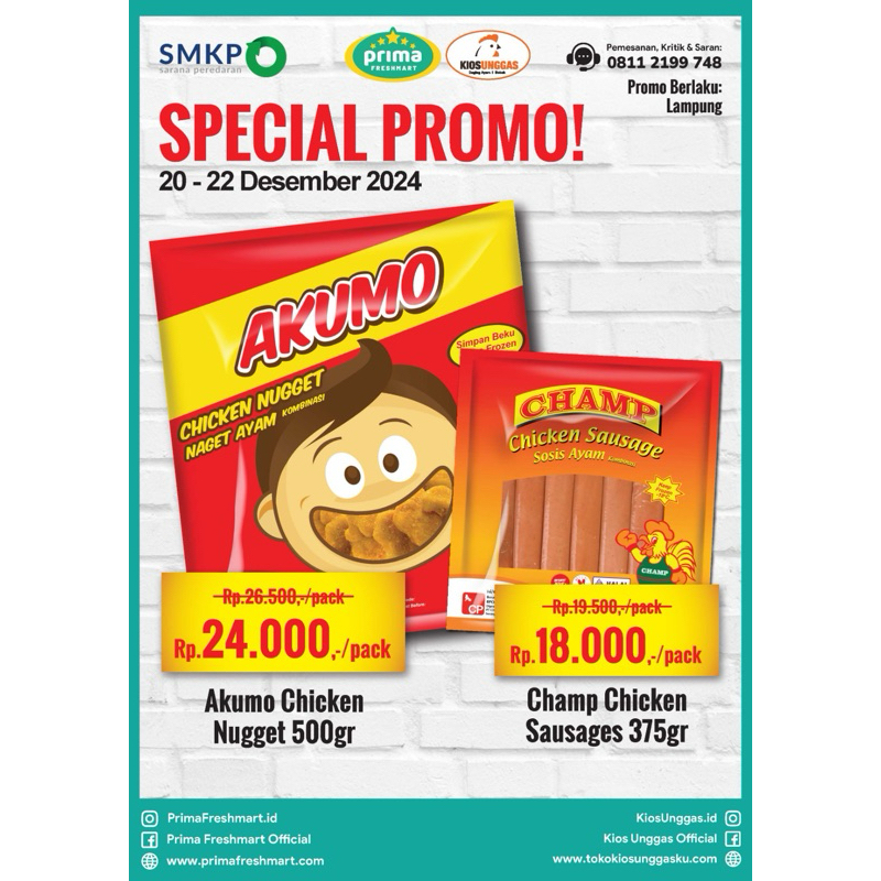 

PROMOO akumo nugget 500gram