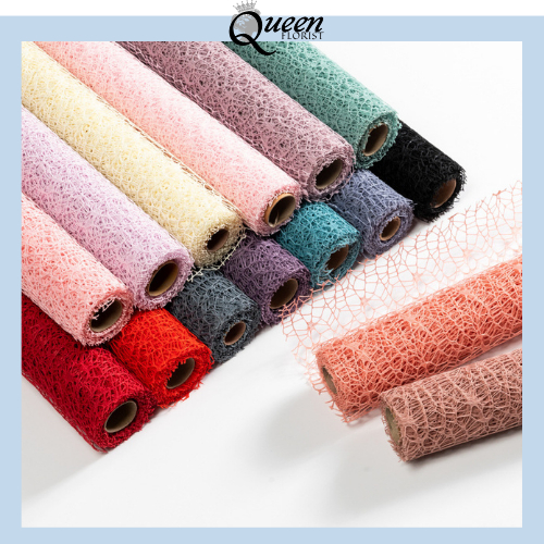 

Kertas Bunga Korean Jaring Wrapping Paper Spider Mash Jala Polynet ROLL10