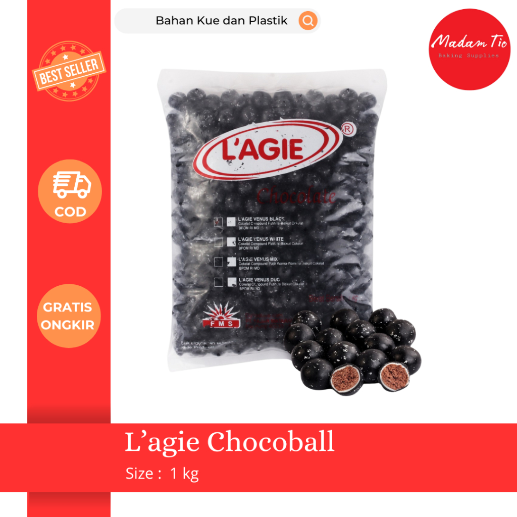 

L'agie Chocoball 1kg 1pcs